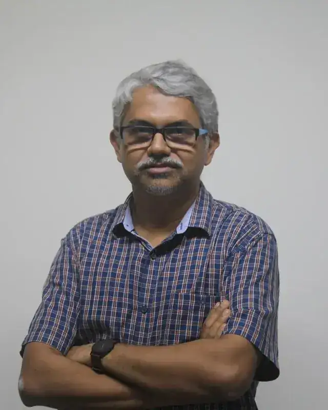 Portrait of Prof. Prasanta Kumar Guha.